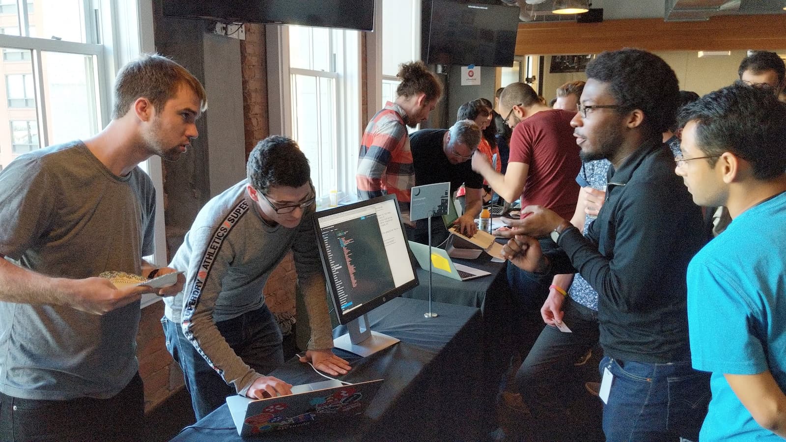 Showing off Sourcegraph to Yelpers at the Hackathon “Science Fair”